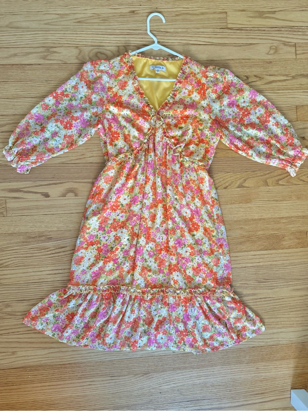 Nanette Lepore Mango Mojito Floral Dress sz 10